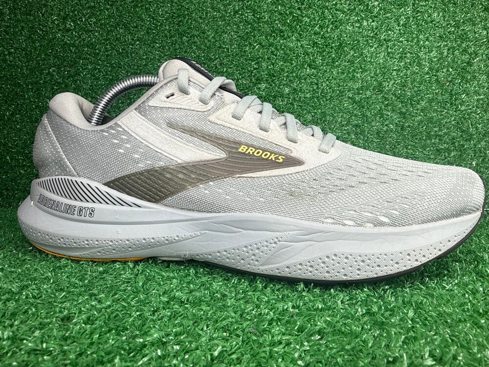 Brooks Adrenaline GTS 24 Men’s Running Shoes Size 9.5 D Alloy White Gold